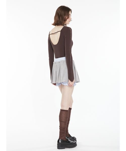 SORIN（ソリン　）の「Mini Pleats Skirt Pants / ミニプリーツスカートパンツ（その他パンツ・レディース・ブラック/ブラウン/チェック・38）」の11枚目の写真