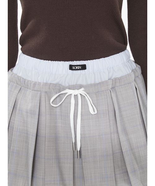 SORIN（ソリン　）の「Mini Pleats Skirt Pants / ミニプリーツスカートパンツ（その他パンツ・レディース・ブラック/ブラウン/チェック・38）」の8枚目の写真