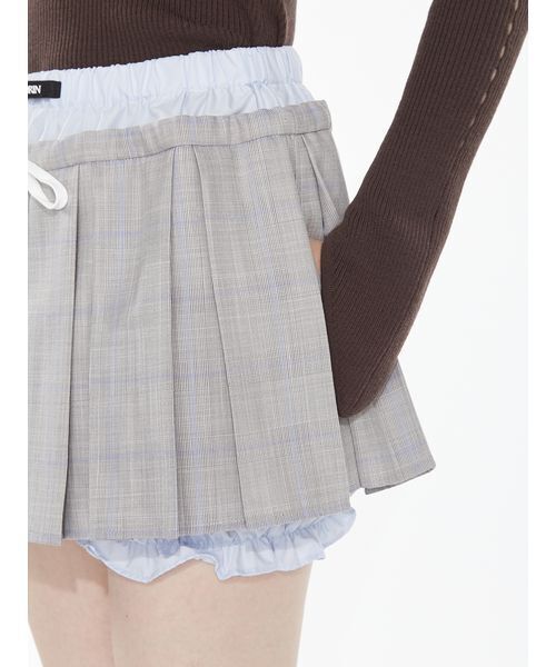 SORIN（ソリン　）の「Mini Pleats Skirt Pants / ミニプリーツスカートパンツ（その他パンツ・レディース・ブラック/ブラウン/チェック・38）」の7枚目の写真