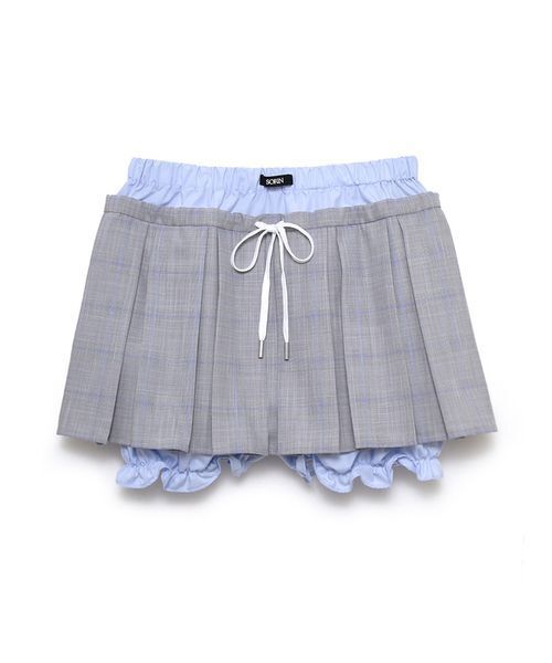 SORIN（ソリン　）の「Mini Pleats Skirt Pants / ミニプリーツスカートパンツ（その他パンツ・レディース・ブラック/ブラウン/チェック・38）」の6枚目の写真