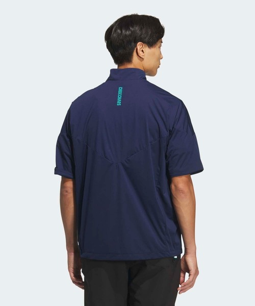 adidas(アディダス)の「W.RDY 春夏 アノラックジャケット / ハーフジップ【adidas Golf/アディダスゴルフ】(ブルゾン・メンズ・ネイビー・XX-LARGE/LARGE/MEDIUM/SMALL/X-LARGE)」の2枚目の写真