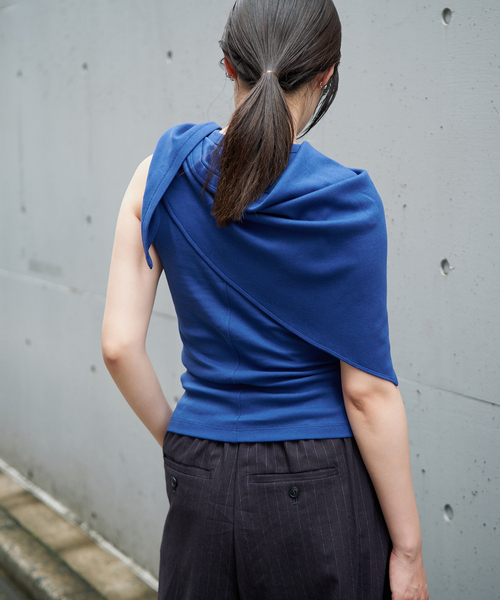 IENA(イエナ)の「FLORE FLORE/フローレフローレ ESME TANK タンクトップ ESM-TA(タンクトップ・レディース・パープル/イエロー/ブルー・38/36)」の7枚目の写真