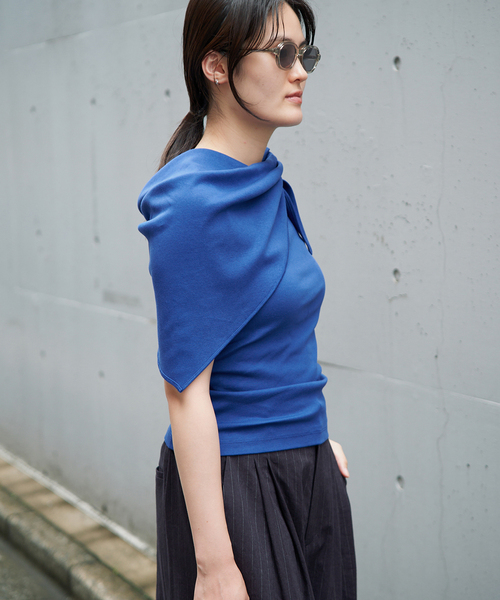 IENA(イエナ)の「FLORE FLORE/フローレフローレ ESME TANK タンクトップ ESM-TA(タンクトップ・レディース・パープル/イエロー/ブルー・38/36)」の6枚目の写真