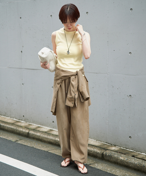 IENA(イエナ)の「FLORE FLORE/フローレフローレ ESME TANK タンクトップ ESM-TA(タンクトップ・レディース・パープル/イエロー/ブルー・38/36)」の18枚目の写真