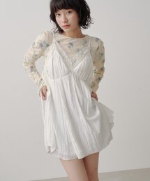 Kastane | 【2026AWカタログ】レースキャミミニワンピース(ワンピース)