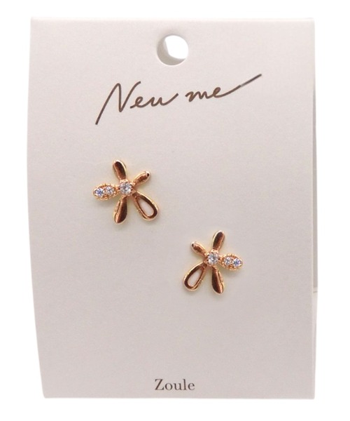 Zoule(ゾーラ)の「Zoule ゾーラ:”New me”シリーズ little flower ピアス(ピアス(両耳用)・レディース・ピンクゴールド・FREE)」の3枚目の写真