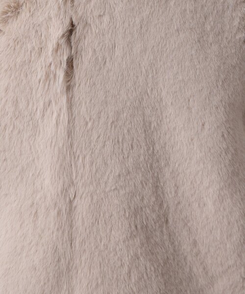THE PAUSE（ザ ポーズ）の「＜WEB＆一部店舗限定＞【THE PAUSE】フェイクレッキスフードジレ（ベスト・レディース・アイボリー/グレイッシュベージュ・FREE）」の9枚目の写真