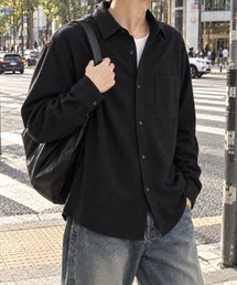 CIYOT（シヨウト）の「【CIYOT】ビエラ チェック   無地 ルーズシルエット レギュラーカラーシャツ<保温>（シャツ/ブラウス）」