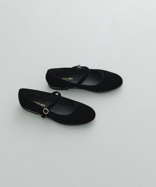 RODE SKO(ロデスコ)の「『WEB限定』『MADE IN JAPAN』ゴールドピースメリージェーン(バレエシューズ・レディース・ブラック/ブラウン・22.5/23.5/24/24.5/25)」の15枚目の写真