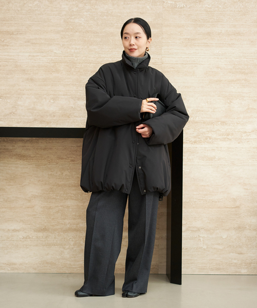 plage(プラージュ)の「《WEB限定追加》撥水tailored puff コート(その他アウター・レディース・ブラック・38/36)」の16枚目の写真