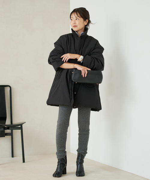 plage(プラージュ)の「《WEB限定追加》撥水tailored puff コート(その他アウター・レディース・ブラック・38/36)」の17枚目の写真