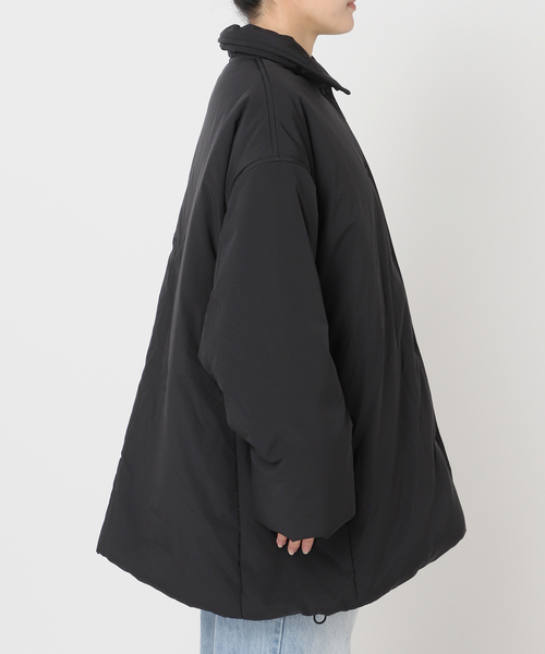 plage(プラージュ)の「《WEB限定追加》撥水tailored puff コート(その他アウター・レディース・ブラック・38/36)」の4枚目の写真