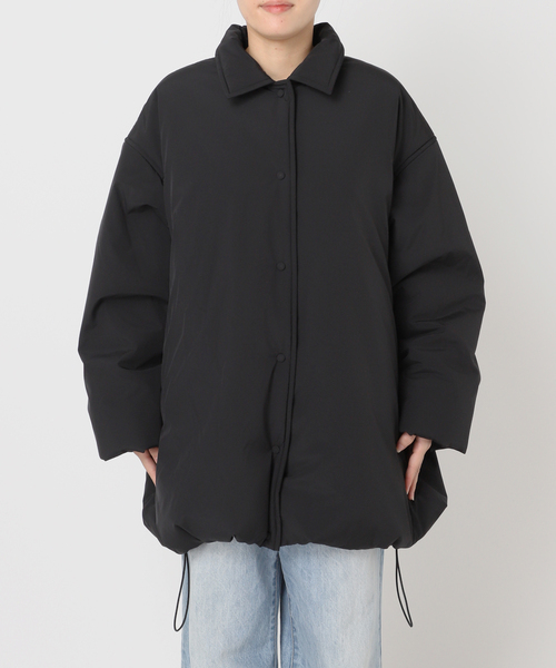 plage(プラージュ)の「《WEB限定追加》撥水tailored puff コート(その他アウター・レディース・ブラック・38/36)」の10枚目の写真