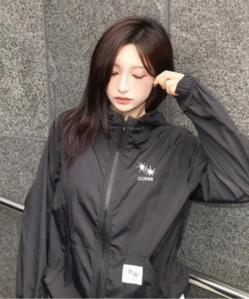 COIRIS(コイリス)の「◇COIRIS◇ブランド直輸入正規品/セイノ フーデッド・ウィンドブレーカー Seino Hooded Windbreaker(ブルゾン・レディース・ホワイト/ブラック/ライトグレー・FREE)」の6枚目の写真