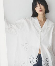 Firsthand/ファーストハンド カットワーク 刺繍 ブラウス【限定展開】
