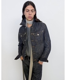 【NVRFRGT】DENIM TRUCKER JACKET
