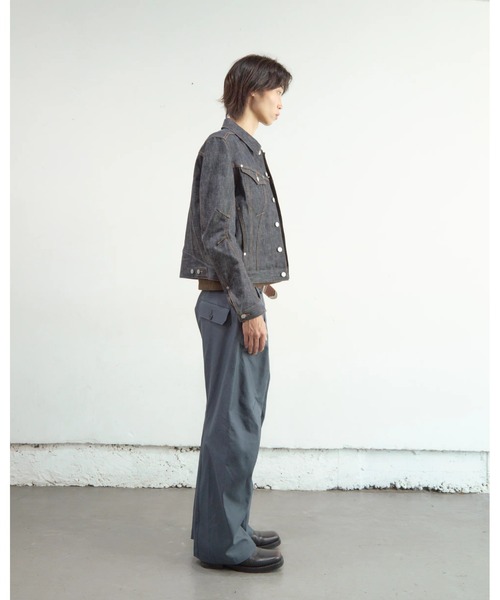 NVRFRGT(ネヴァーフォーゲット)の「【NVRFRGT】DENIM TRUCKER JACKET(デニムジャケット・メンズ・ブルー・1/2)」の4枚目の写真