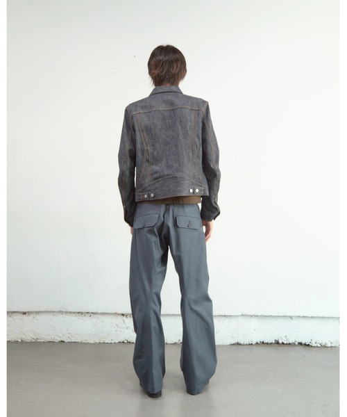 NVRFRGT(ネヴァーフォーゲット)の「【NVRFRGT】DENIM TRUCKER JACKET(デニムジャケット・メンズ・ブルー・1/2)」の5枚目の写真