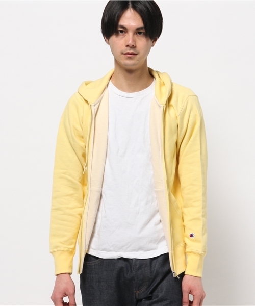 Champion(チャンピオン)の「【Champion/チャンピオン】メンズ リバースウィーブジップスウェットパーカー(10oz)(パーカー・メンズ・ホワイト/グレー系その他/グリーン系その他/ヘザーチャコール/イエロー/ブルー系その他/レッド系その他/ミント・LARGE/MEDIUM/X-LARGE)」の7枚目の写真