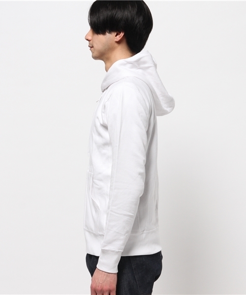 Champion(チャンピオン)の「【Champion/チャンピオン】メンズ リバースウィーブジップスウェットパーカー(10oz)(パーカー・メンズ・ホワイト/グレー系その他/グリーン系その他/ヘザーチャコール/イエロー/ブルー系その他/レッド系その他/ミント・LARGE/MEDIUM/X-LARGE)」の13枚目の写真