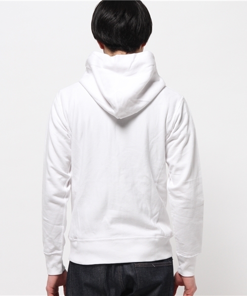 Champion(チャンピオン)の「【Champion/チャンピオン】メンズ リバースウィーブジップスウェットパーカー(10oz)(パーカー・メンズ・ホワイト/グレー系その他/グリーン系その他/ヘザーチャコール/イエロー/ブルー系その他/レッド系その他/ミント・LARGE/MEDIUM/X-LARGE)」の14枚目の写真