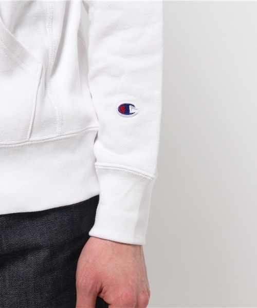 Champion(チャンピオン)の「【Champion/チャンピオン】メンズ リバースウィーブジップスウェットパーカー(10oz)(パーカー・メンズ・ホワイト/グレー系その他/グリーン系その他/ヘザーチャコール/イエロー/ブルー系その他/レッド系その他/ミント・LARGE/MEDIUM/X-LARGE)」の16枚目の写真