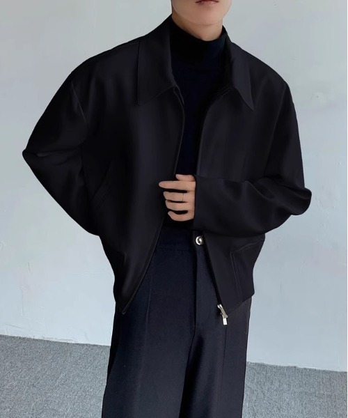 DOUBLE STEAL（ダブルスティール）の「DSルーズシルエットライトブルゾン（ブルゾン・メンズ・ホワイト/ブラック・X-LARGE/LARGE/MEDIUM）」の6枚目の写真