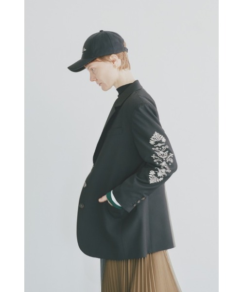 Muel Chic(ミュエルシック)の「Serein jacket セイレンジャケット(テーラードジャケット・レディース・ブラック系/グレー系/ブラウン系・FREE)」の2枚目の写真