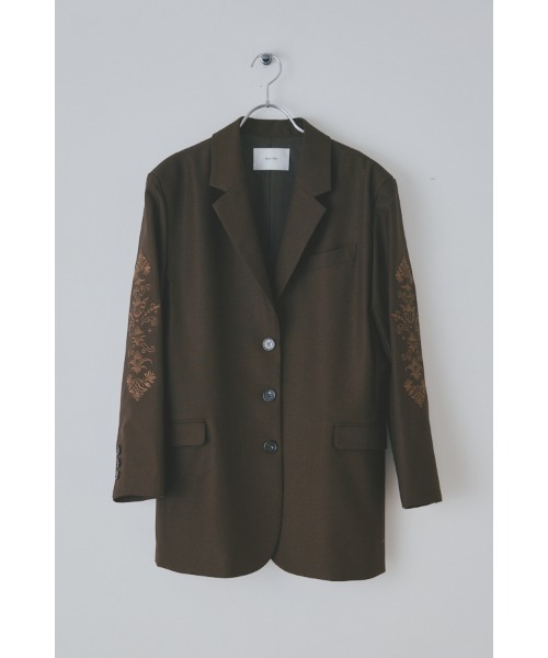 Muel Chic(ミュエルシック)の「Serein jacket セイレンジャケット(テーラードジャケット・レディース・ブラック系/グレー系/ブラウン系・FREE)」の6枚目の写真