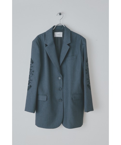 Muel Chic(ミュエルシック)の「Serein jacket セイレンジャケット(テーラードジャケット・レディース・ブラック系/グレー系/ブラウン系・FREE)」の5枚目の写真