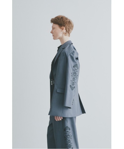 Muel Chic(ミュエルシック)の「Serein jacket セイレンジャケット(テーラードジャケット・レディース・ブラック系/グレー系/ブラウン系・FREE)」の21枚目の写真