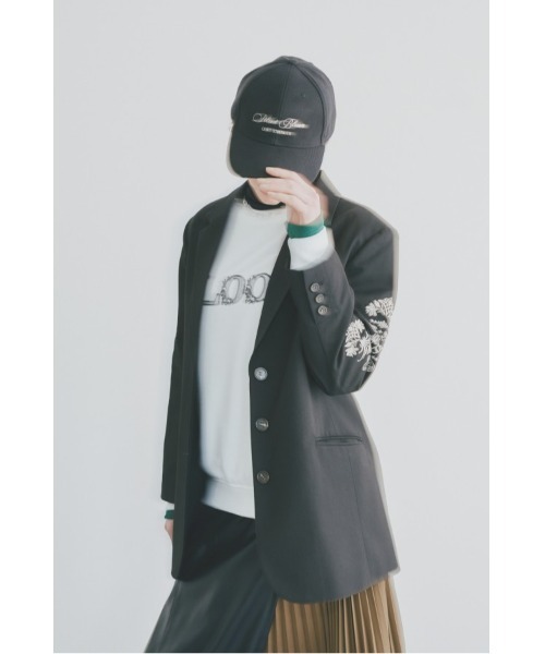 Muel Chic(ミュエルシック)の「Serein jacket セイレンジャケット(テーラードジャケット・レディース・ブラック系/グレー系/ブラウン系・FREE)」の8枚目の写真