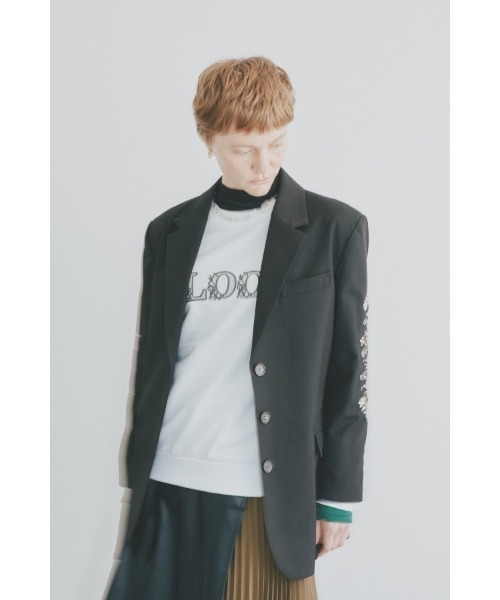 Muel Chic(ミュエルシック)の「Serein jacket セイレンジャケット(テーラードジャケット・レディース・ブラック系/グレー系/ブラウン系・FREE)」の10枚目の写真