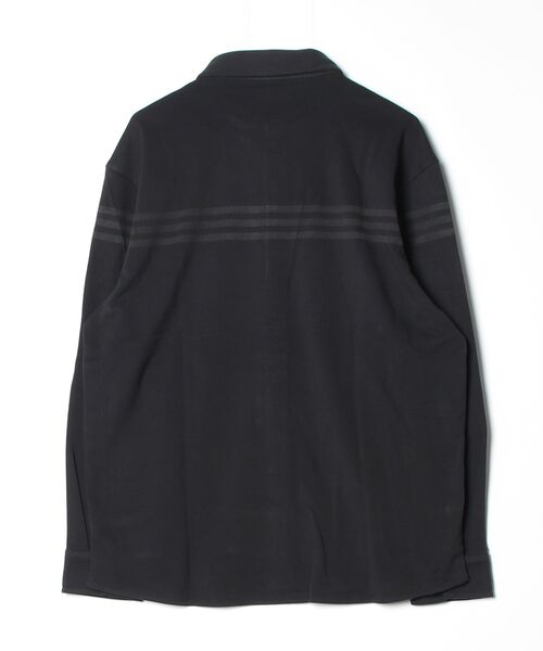 adidas（アディダス）の「Originals Twistknit Button Up Polo Shirt / オリジナルス ツイストニット ボタンアップ ポロシャツ【adidas Golf/アディダスゴルフ】（ポロシャツ・メンズ・ブラック・X-LARGE/SMALL/MEDIUM/LARGE/3XL/XX-LARGE）」の6枚目の写真