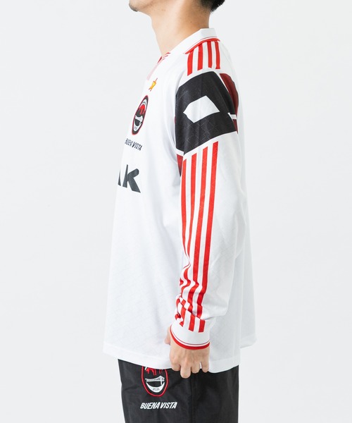 LOTTO(ロット)の「LOTTO BUENA VISTA LONG-SLEEVE GAME SHIRTS(Tシャツ/カットソー・メンズ・ホワイト/ブラック・MEDIUM/LARGE/X-LARGE)」の4枚目の写真