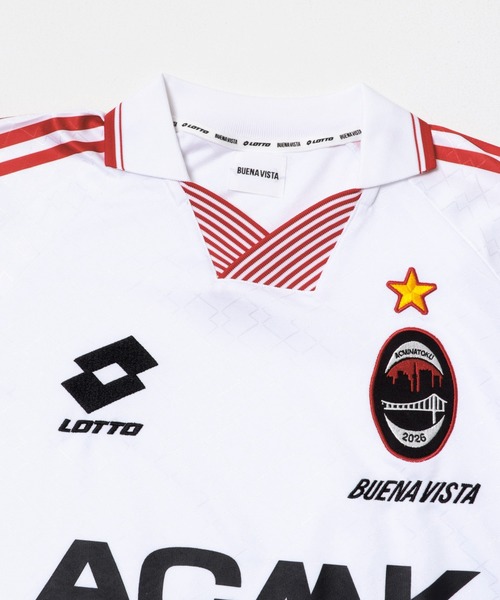 LOTTO(ロット)の「LOTTO BUENA VISTA LONG-SLEEVE GAME SHIRTS(Tシャツ/カットソー・メンズ・ホワイト/ブラック・MEDIUM/LARGE/X-LARGE)」の6枚目の写真