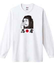 NIPOP(ニポップ) 長袖Tシャツ 忍者 和 プリント インバウンド お土産 ロンT トップス レディース