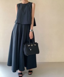 ノースリーブトップススカートセットアップ