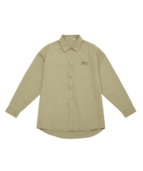 ESCAPEFROM（エスケープフロム）の「YEEZY ライン オーバーサイズ PIGMENT シャツ カーキ（シャツ/ブラウス・レディース・その他・SMALL/X-LARGE/LARGE/MEDIUM）」の2枚目の写真