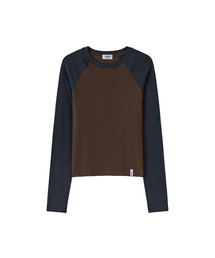 ツートーンラグランTシャツ (2色)
