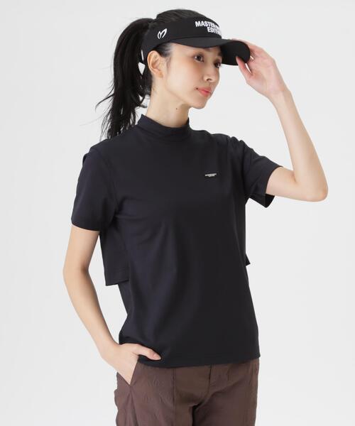 MASTER BUNNY EDITION(マスターバニーエディション)の「トリコットメッシュ半袖ハイネックカットソー (WOMENS)(Tシャツ/カットソー・レディース・ホワイト/パープル・SMALL/LARGE)」の3枚目の写真