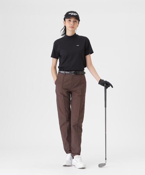 MASTER BUNNY EDITION(マスターバニーエディション)の「トリコットメッシュ半袖ハイネックカットソー (WOMENS)(Tシャツ/カットソー・レディース・ホワイト/パープル・SMALL/LARGE)」の4枚目の写真