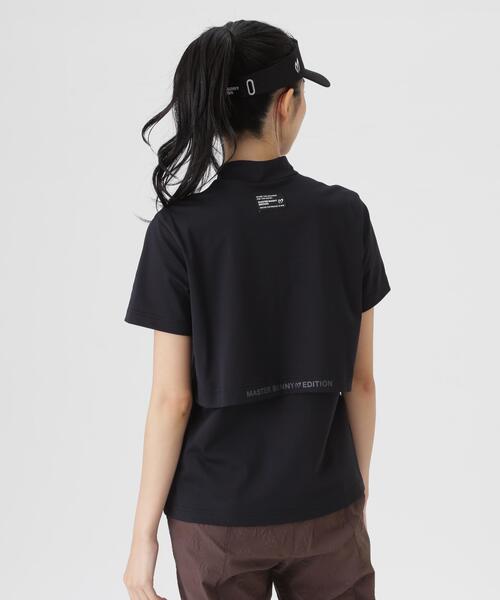 MASTER BUNNY EDITION(マスターバニーエディション)の「トリコットメッシュ半袖ハイネックカットソー (WOMENS)(Tシャツ/カットソー・レディース・ホワイト/パープル・SMALL/LARGE)」の6枚目の写真