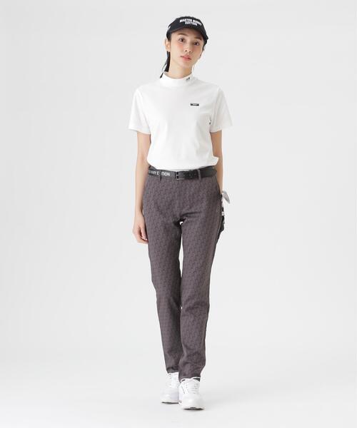 MASTER BUNNY EDITION(マスターバニーエディション)の「トリコットメッシュ半袖ハイネックカットソー (WOMENS)(Tシャツ/カットソー・レディース・ホワイト/パープル・SMALL/LARGE)」の9枚目の写真