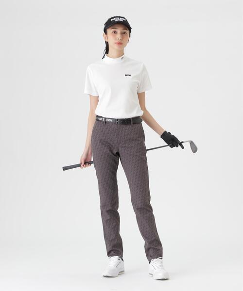MASTER BUNNY EDITION(マスターバニーエディション)の「トリコットメッシュ半袖ハイネックカットソー (WOMENS)(Tシャツ/カットソー・レディース・ホワイト/パープル・SMALL/LARGE)」の10枚目の写真