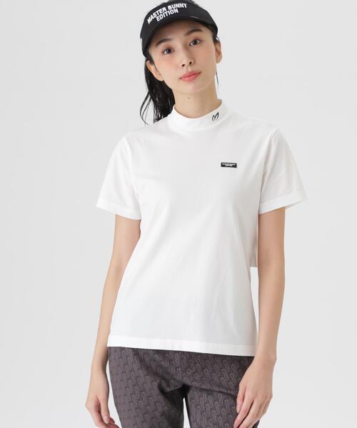 MASTER BUNNY EDITION(マスターバニーエディション)の「トリコットメッシュ半袖ハイネックカットソー (WOMENS)(Tシャツ/カットソー・レディース・ホワイト/パープル・SMALL/LARGE)」の12枚目の写真