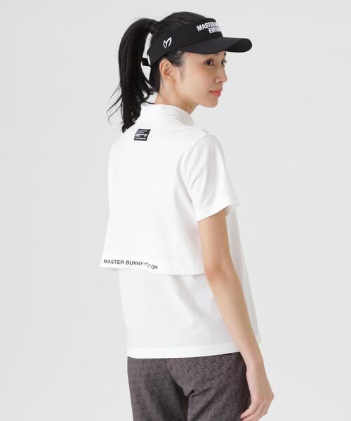 MASTER BUNNY EDITION(マスターバニーエディション)の「トリコットメッシュ半袖ハイネックカットソー (WOMENS)(Tシャツ/カットソー・レディース・ホワイト/パープル・SMALL/LARGE)」の14枚目の写真