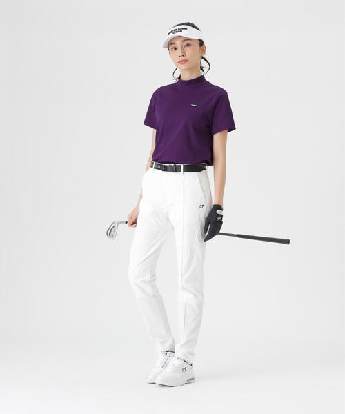MASTER BUNNY EDITION(マスターバニーエディション)の「トリコットメッシュ半袖ハイネックカットソー (WOMENS)(Tシャツ/カットソー・レディース・ホワイト/パープル・SMALL/LARGE)」の17枚目の写真