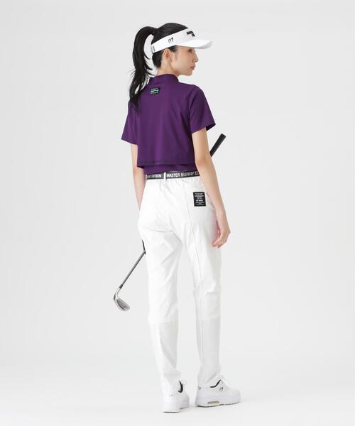 MASTER BUNNY EDITION(マスターバニーエディション)の「トリコットメッシュ半袖ハイネックカットソー (WOMENS)(Tシャツ/カットソー・レディース・ホワイト/パープル・SMALL/LARGE)」の19枚目の写真