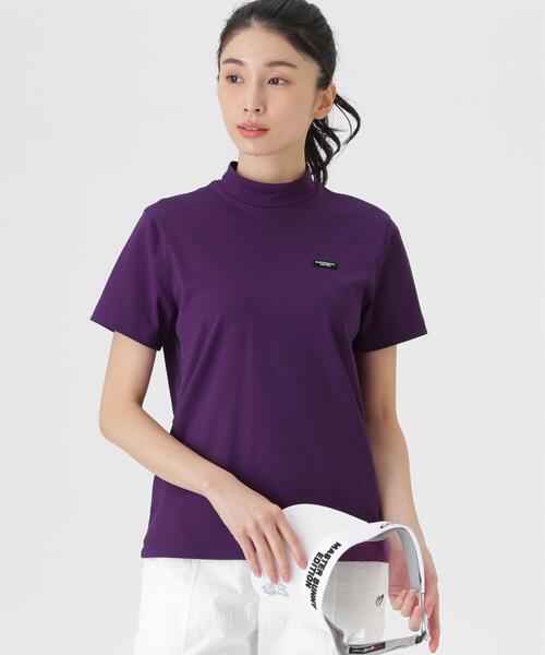 MASTER BUNNY EDITION(マスターバニーエディション)の「トリコットメッシュ半袖ハイネックカットソー (WOMENS)(Tシャツ/カットソー・レディース・ホワイト/パープル・SMALL/LARGE)」の21枚目の写真